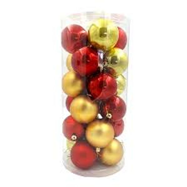 JJ Portable Christmas Tree Decoration Set Mixed Baubles