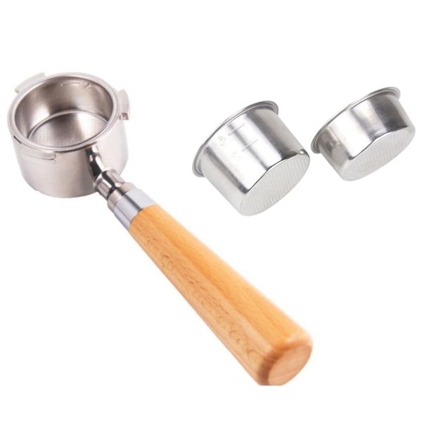 Coffee Bottomless Portafilter for Delonghi Filter 51MM Replacement Filter B