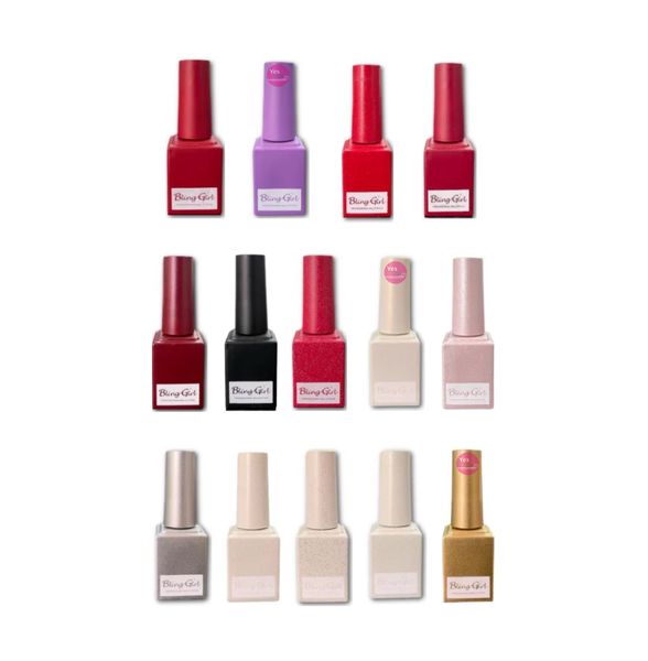 High Quality UV Gel Colours 15ml - Set 4