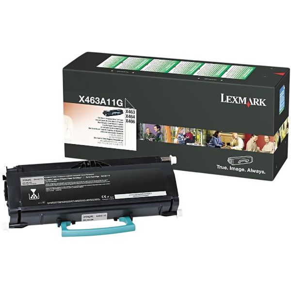 Lexmark X463A11G Return Program Black Toner Cartridge , X463, X464, X466