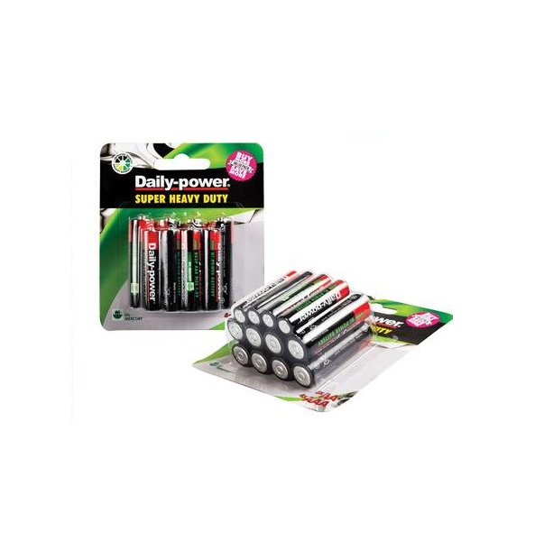 Super Heavy Duty Batteries AAA - 12 Pack