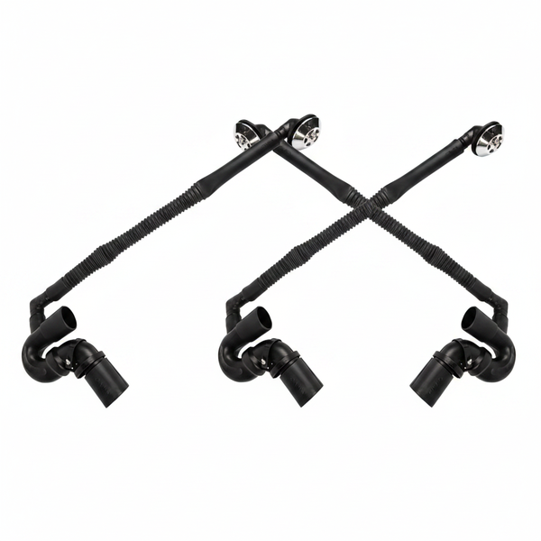 Durable Rubber Bath Trap &amp; Overflow for 50mm PVC Downpipes - 2 Pack
