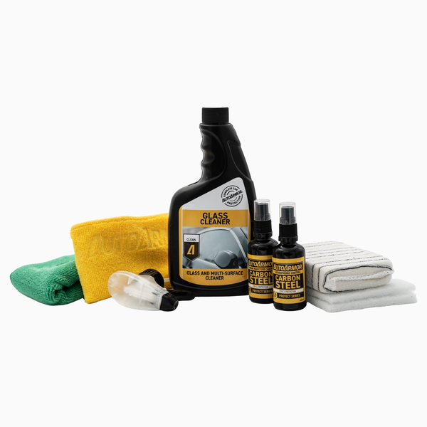 Carbon Steel Windscreen Protection - Nano Glass Shield | Professional