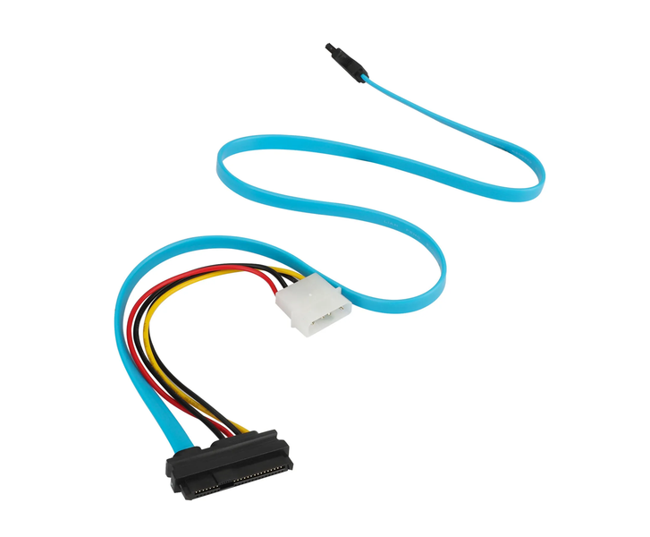 Entratech SAS SCSI SFF-8482 to 7 pin SATA HHD/SSD Data Adapter Cable - 70cm