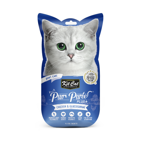 Kit Cat - Purr Puree Plus Chicken &amp; Glucosamine (Joint Care)