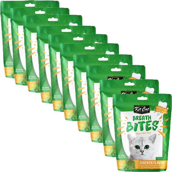 Kit Cat Chicken Breath Bites - 10 x 60g