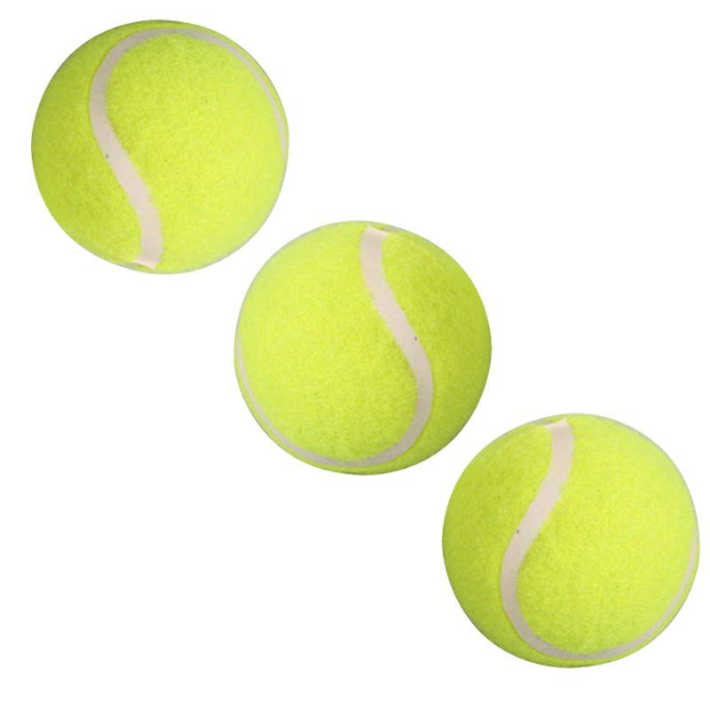 Tennis Balls Outdoor Sporting Equipment Standard Size 3 Pack