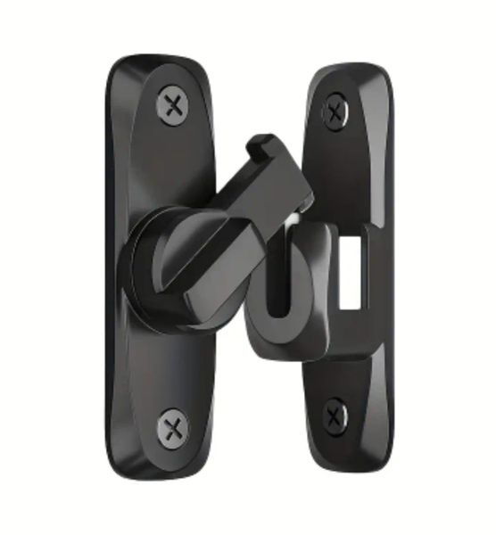 Adjustable Door Lock Buckle, 90 -180 Installation, Heavy-Duty Metal