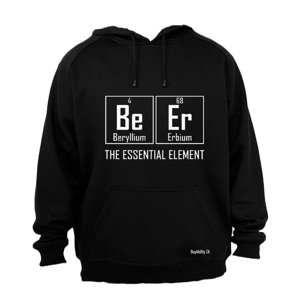 Beer - The Essential Element Mens Hoodie - Grey