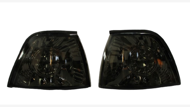 LED Smoked Corner Light Set Compatible with E36 1992-1998 4 Door
