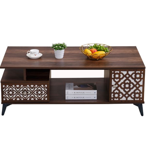 Antique Side End Sofa Center Coffee Table