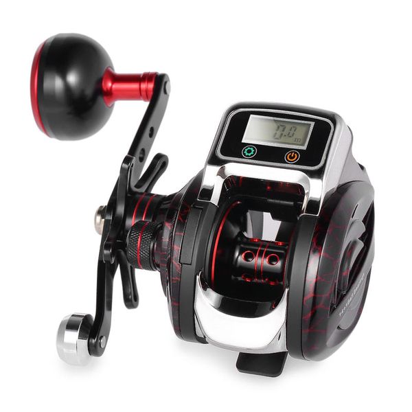 Ball Bearing Throwing Bait Reel Digital Digital LED Display Baicasting Bou