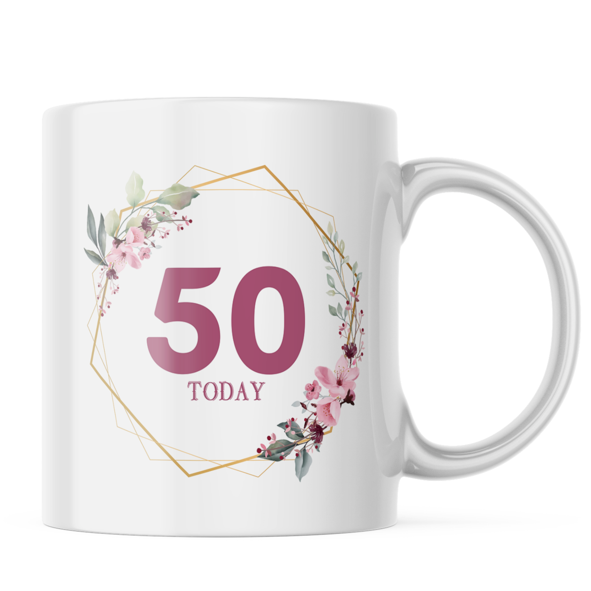 Ceramic 50 Years Mug White 11 Oz Shop Today Get It Tomorrow