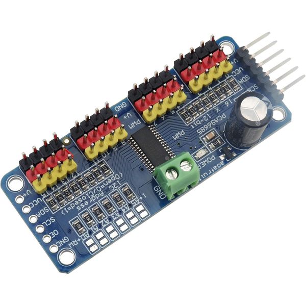 PCA9685 16 Channel PWM Servo Motor Driver 12 Bit IIC Module Arduino Robot