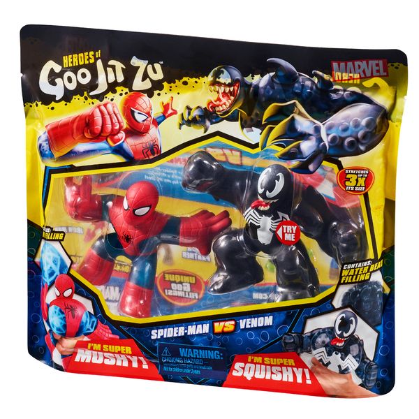 Marvel Goo Jit Zu - Spiderman Versus Venom Pack -Parent