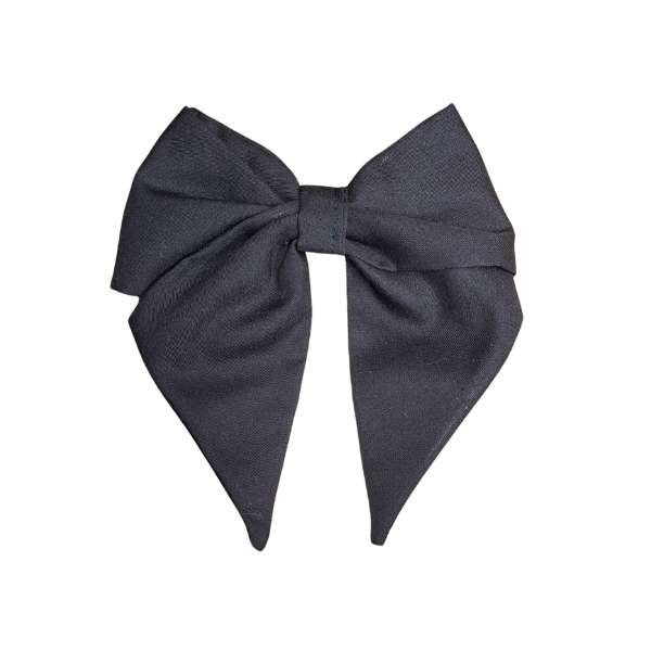 Black Bow Hair Clip