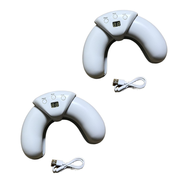 2 pieces nail fungus cleaning lamp, UV nail lamp, nail repair instrument