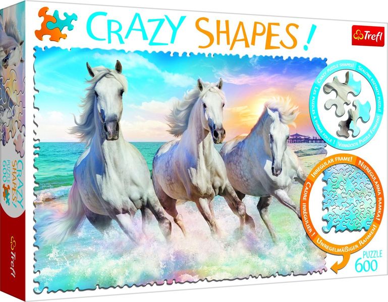 Puzzles - "600 Crazy Shapes" - Galloping Among the Waves