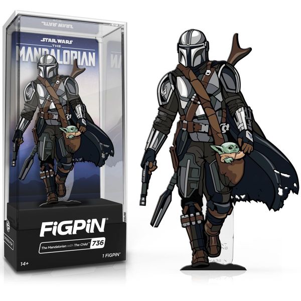 FiGPiN: Star Wars The Mandalorian - The Mandalorian with The Child (736)