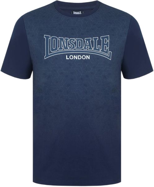 Lonsdale - Men's Tee Shirt - Geo Blue (Parallel Import)