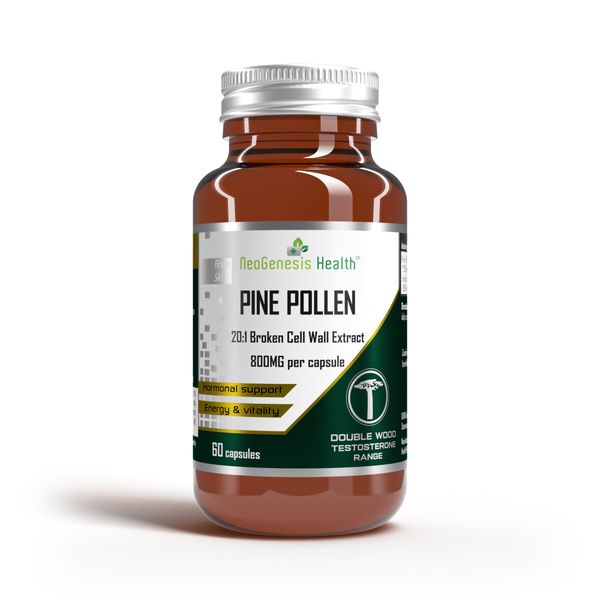 Pure Pine Pollen | Full-spectrum herbal supplement| 60 Capsules
