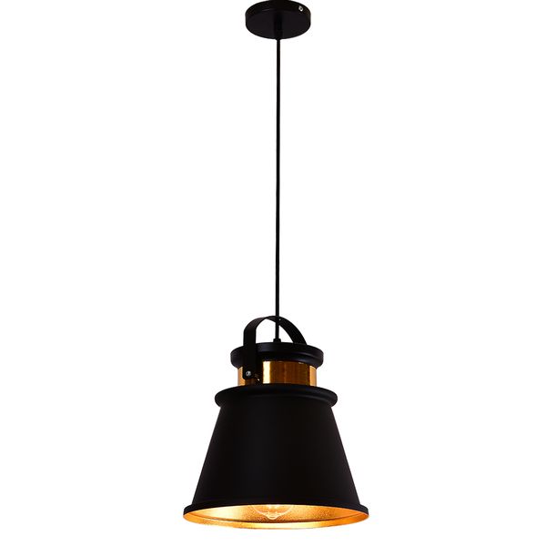 MrUL-Vintage Pendant Lamps 7981/1 BLK+GD