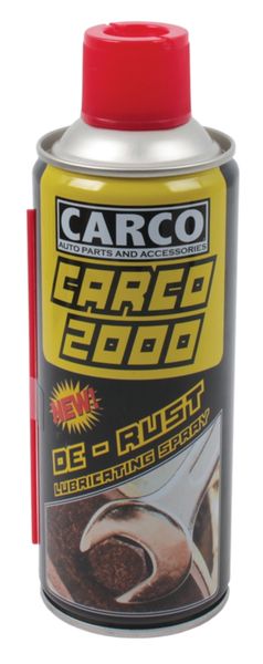 Carco 2000 De-Rust Lubricant. Spray 400ml