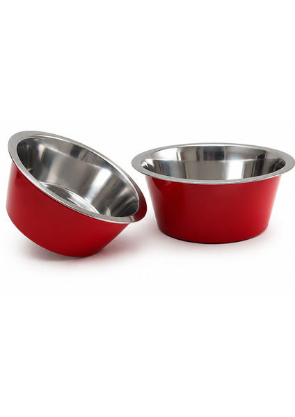 Standard Colour Feeding Bowl 2.5 litre (m) - 2 pack