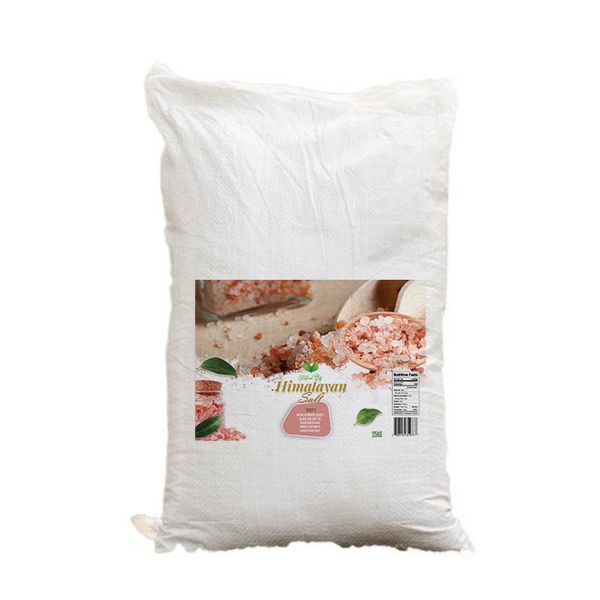 Natural Pink Coarse Crystal Himalayan Salt-25kg
