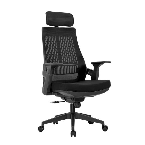 NOVOGRACZ Office SCOTIA Ergonomic Mesh Office Chair - BLACK