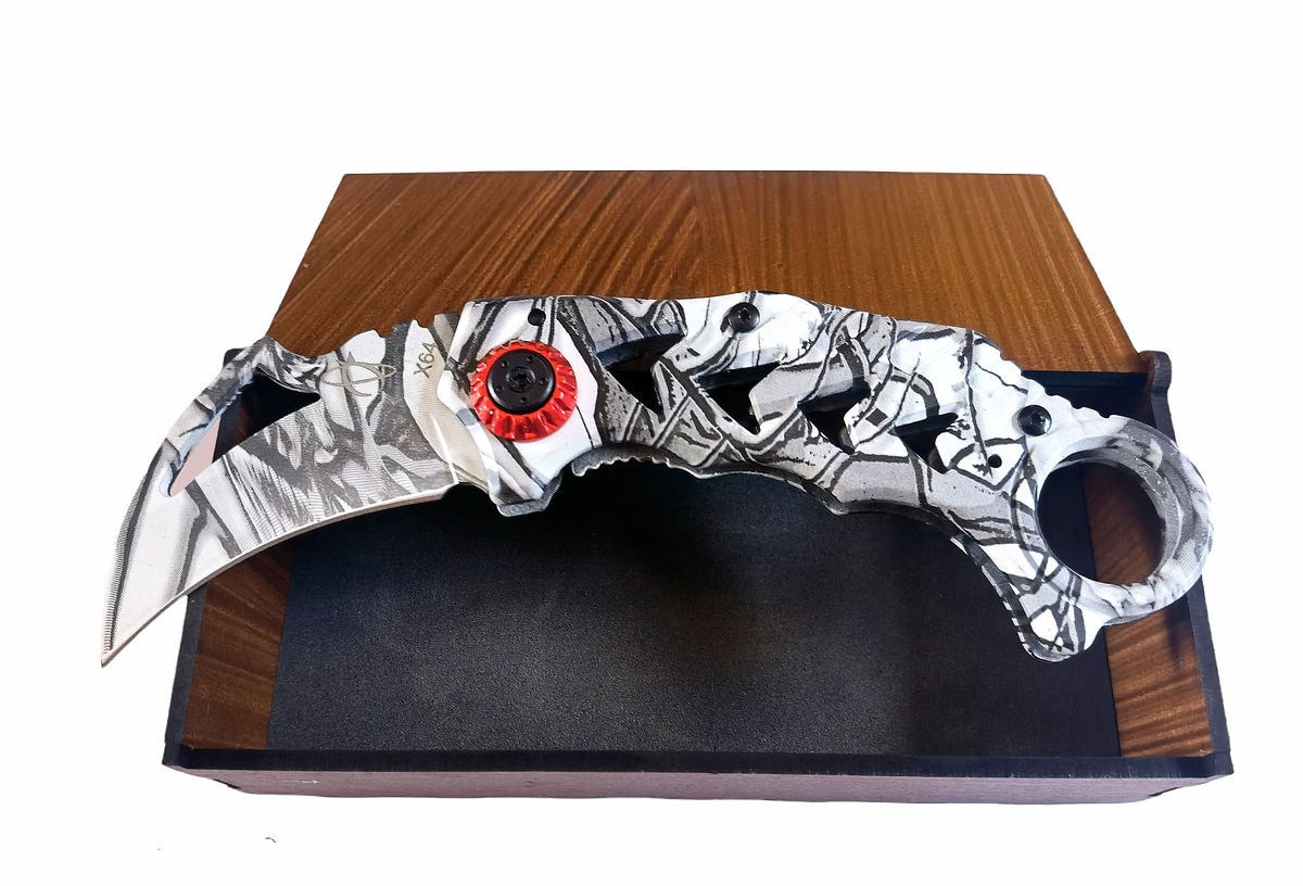 Mantis White Pocket Knife Shop Today. Get it Tomorrow!