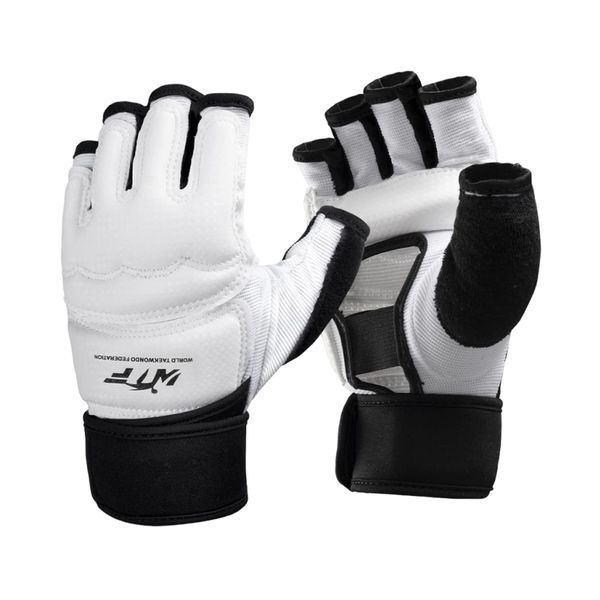 MMA Gloves Half Finger Boxing Combat Gloves with Grip Bar &amp; Wrist Support