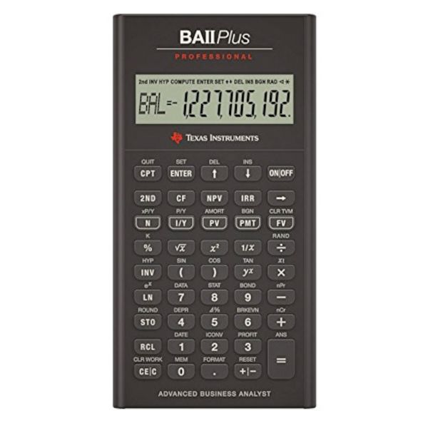 Texas Instruments BA ii Plus Professional Financial Calculator