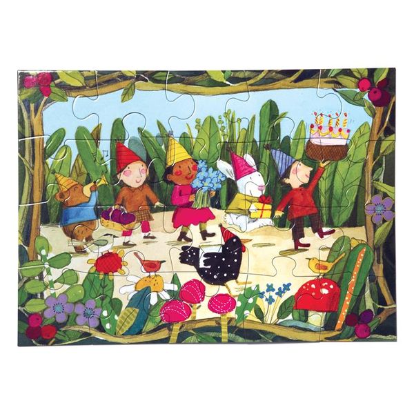 eeBoo Children's Puzzle - Birthday Parade: 20 Pieces
