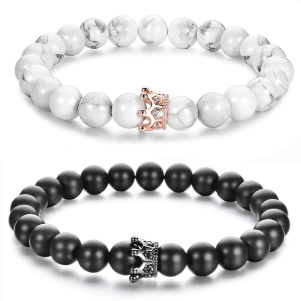 The Royal Pair - Couple Gemstone Bracelets
