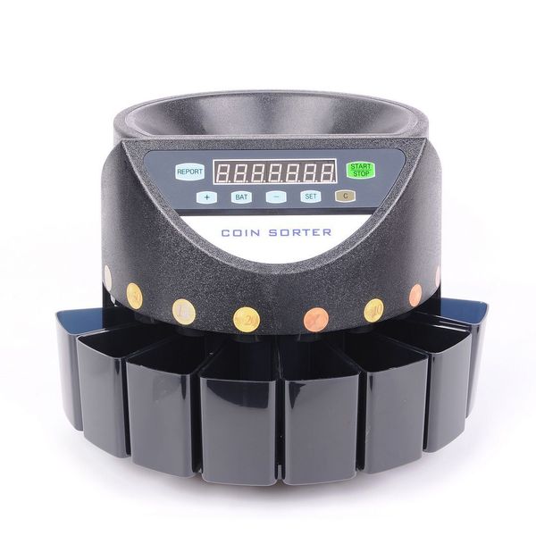 High Quality Electronic Digital Coin Sorter Money Counter Machine