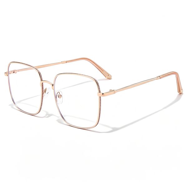 Rose Gold Blue Light Blocking Glasses for Women &amp; Men,Anti-Glare UV Filter