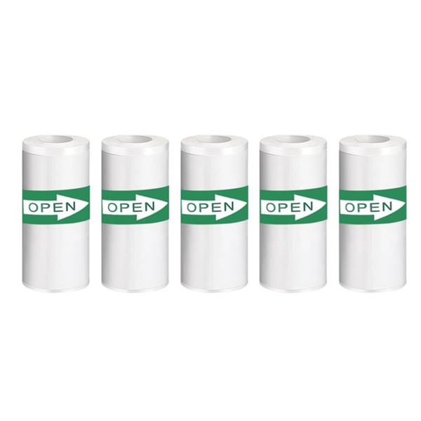 Self-adhesive mini thermal paper - Black and white printing - 55mm x 25mm