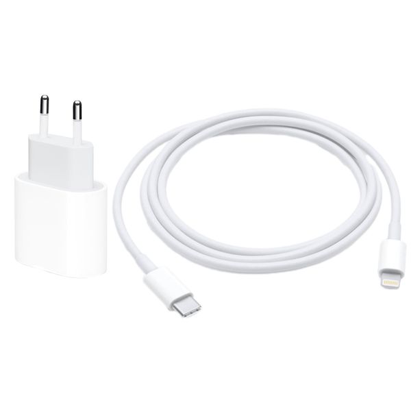 USB-C 20W Adaptor with USB-C to Lightning Cable