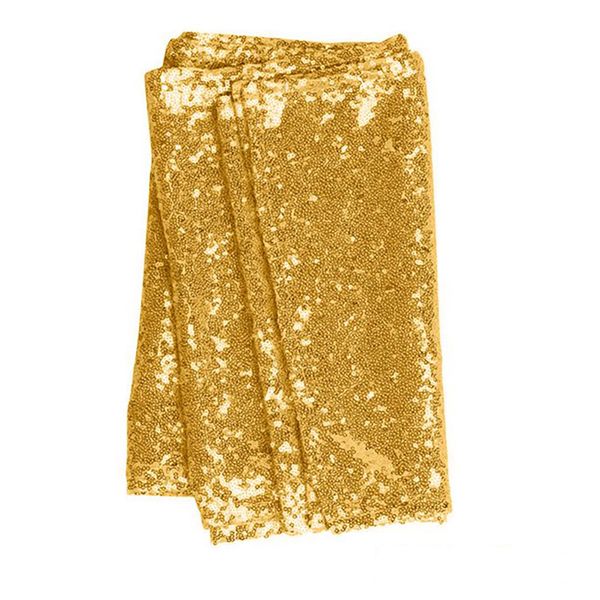 2.5 long with 35cm Sequin table Runner Gold pic of 2