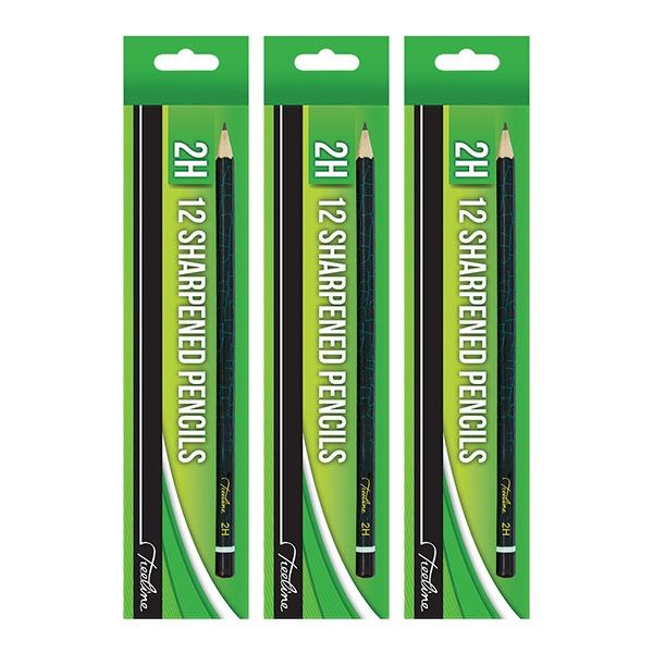Treeline 2H Graphite Pencils - 3 Boxes of 12