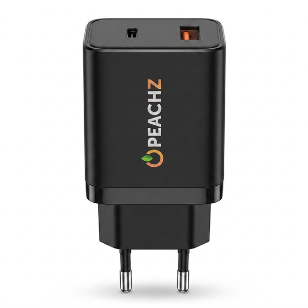 PEACHZ 65W Mini GaN USB-C PD Charger Compatible with iPhone &amp; Samsung