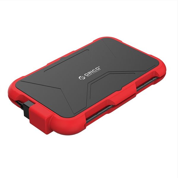 ORICO 2.5 USB 3.0 EXTERNAL HDD Silica Gel Enclosure - Red