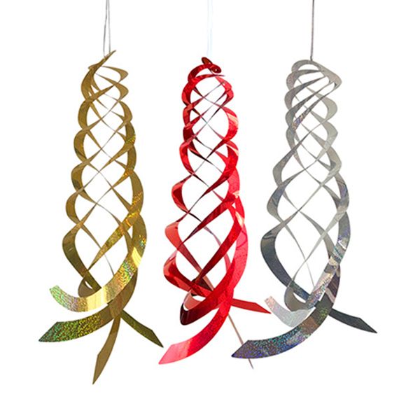 Bird Repellent Spiral Reflectors - Hanging Reflective Bird Deterrent Devic
