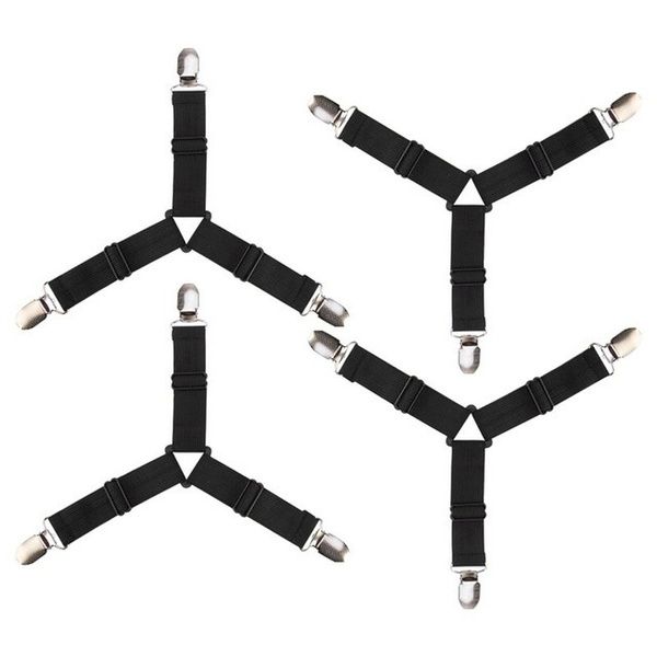 Set Of 4 Triangle Bed Sheet Grippers Adjustable Grippers For Bed Sheet