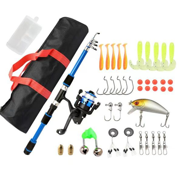 Telescopic Fishing Rod and Reel Combo