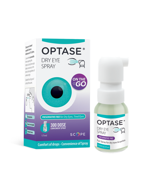 Optase Dry Eye Spray - Preservative Free Eye Spray for Dry Eyes
