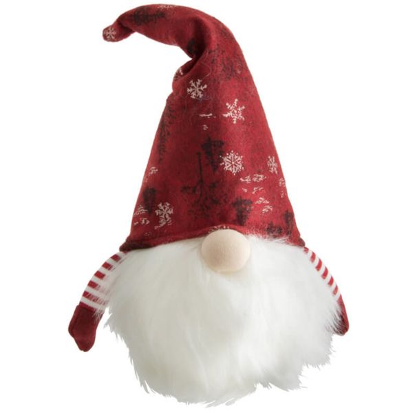 Christmas LED Decor Elf in Red Hat 32cm