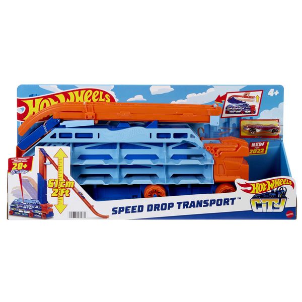 Hot Wheels City Speed Drop Transport Hauler