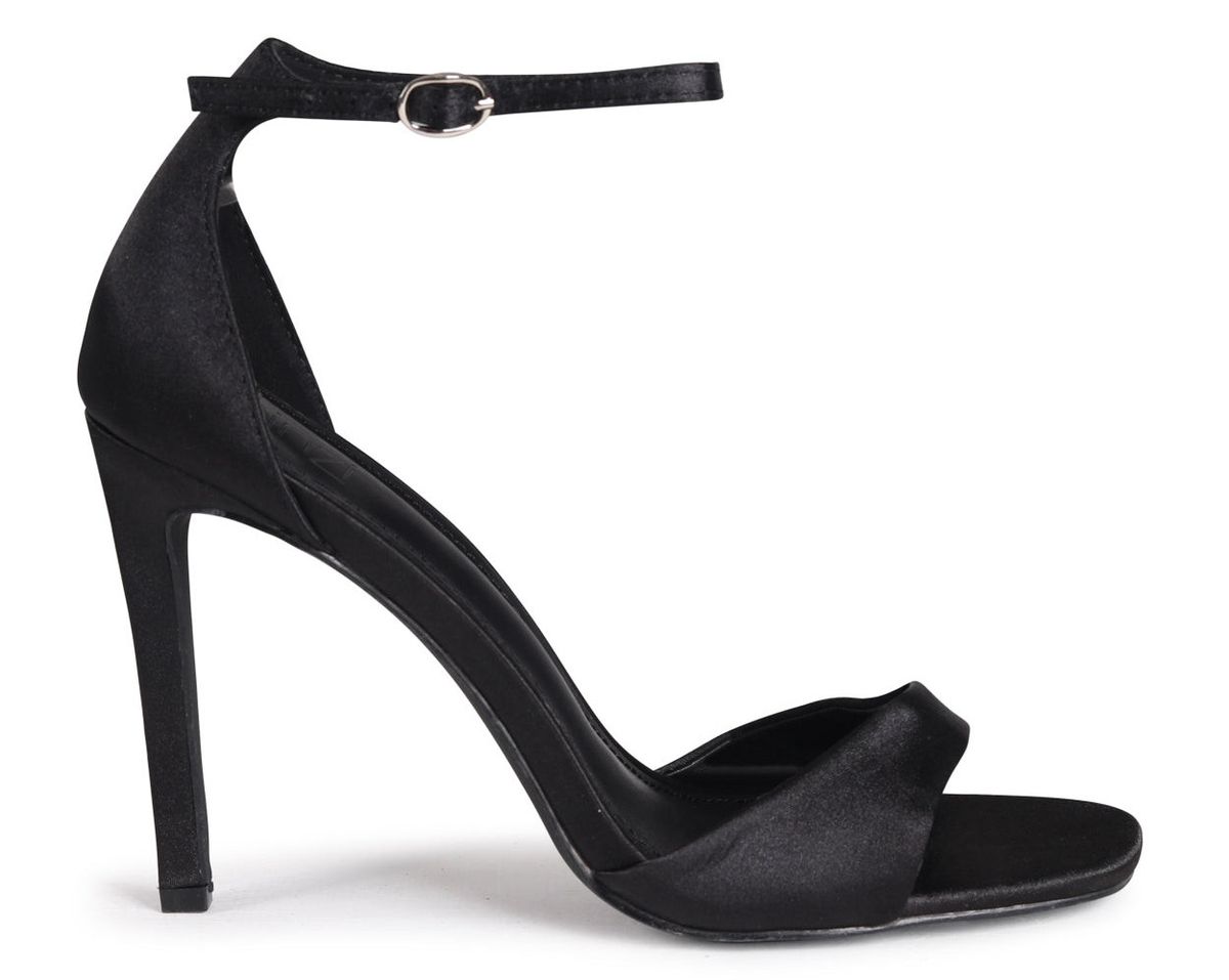 Linzi Ladies - KOURTNEY Satin Heels - Black Satin | Shop Today. Get it ...